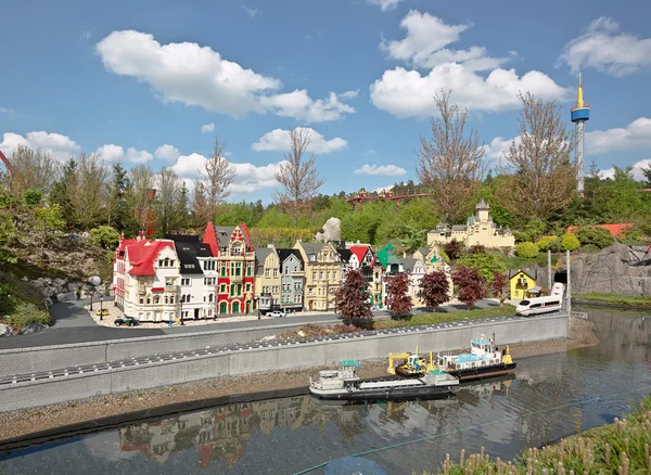 Miniland w legoland deutschland resor — Zdjęcie stockowe