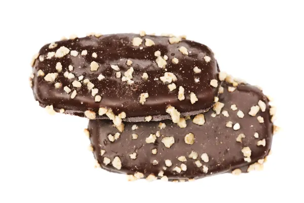 Biscoitos de chocolate com coco — Fotografia de Stock