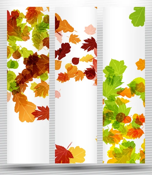 Herfst banner — Stockvector