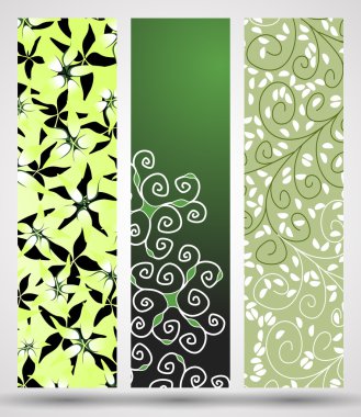 çiçek desenli ile banner