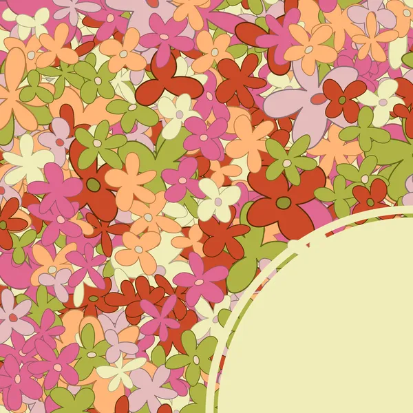 Fondo floral — Vector de stock