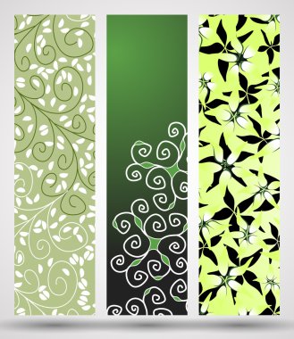 çiçek desenli ile banner