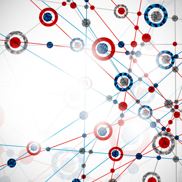 Molecular structure, abstract background