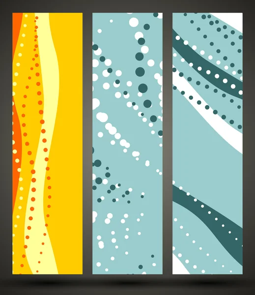 Banner with abstract pattern — Stock Vector