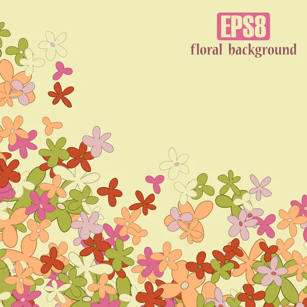 Floral background — Stock Vector