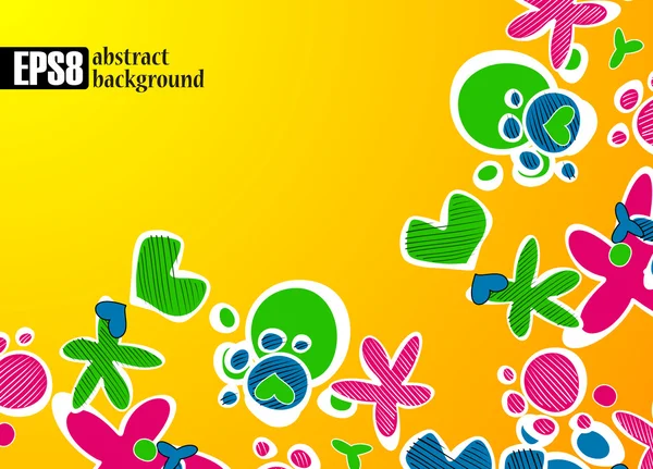 Floral background — Stock Vector