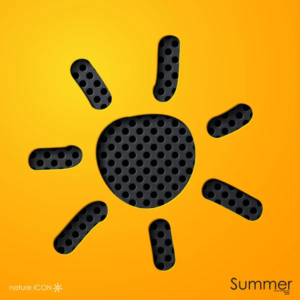 Icono de verano — Vector de stock