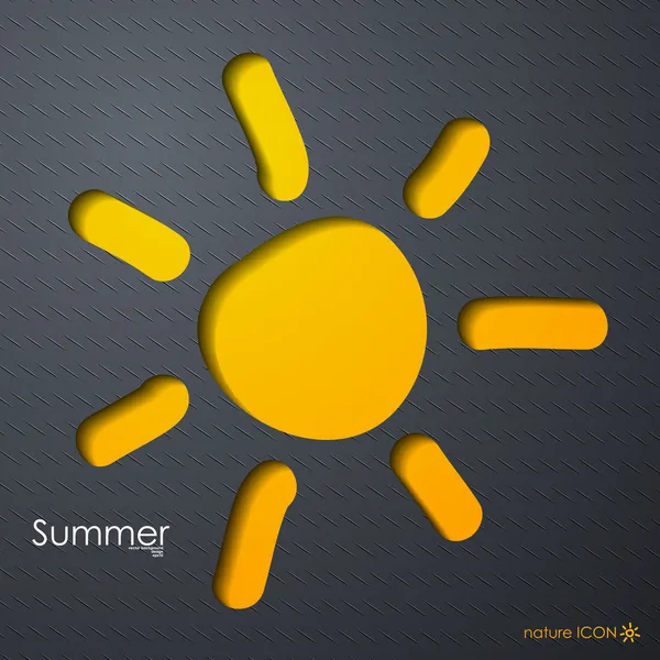 Icono de verano — Archivo Imágenes Vectoriales