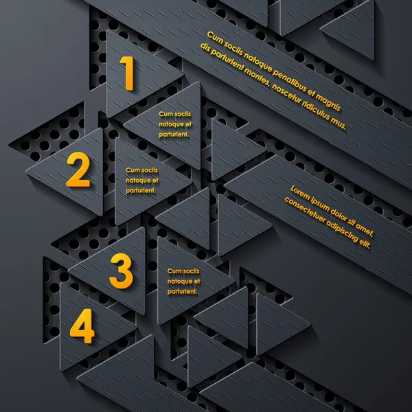 Moderne Infografik, realistische Gestaltungselemente — Stockvektor