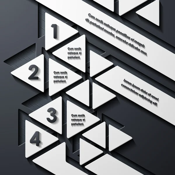 Infográfico moderno — Vetor de Stock