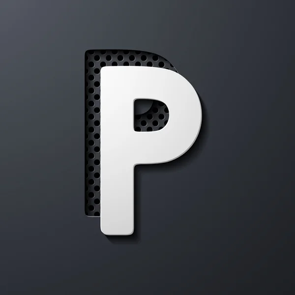 Letter P — Stockvector