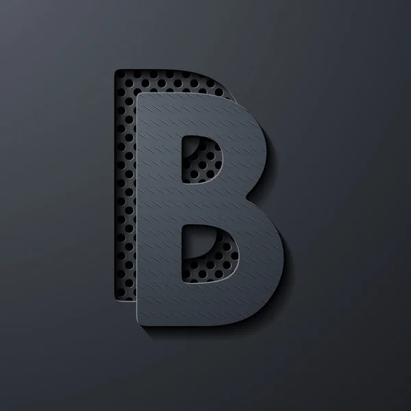 Lettera B — Vettoriale Stock