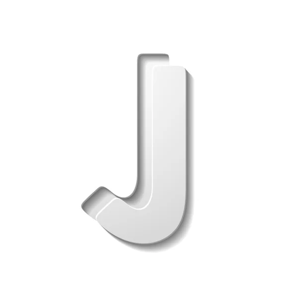 Letter J — Stock Vector