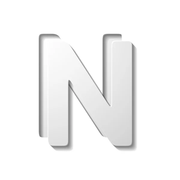 N betű — Stock Vector