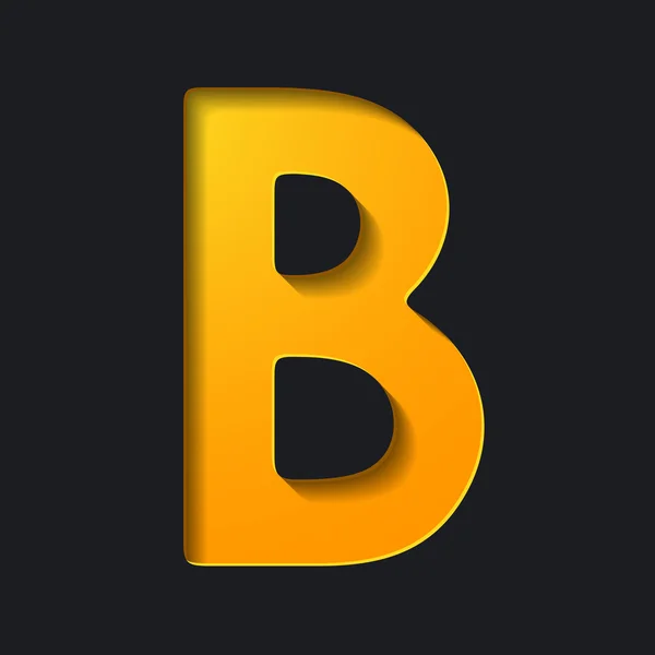 Letter B — Stock Vector