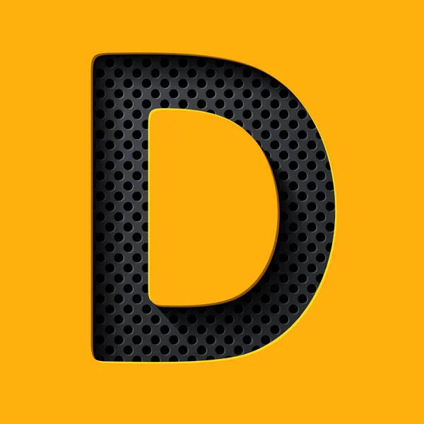 Letter D — Stockvector