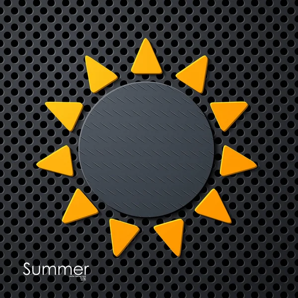 Ikona lato słońce — Wektor stockowy