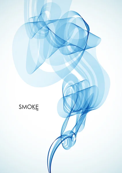 Humo abstracto — Vector de stock