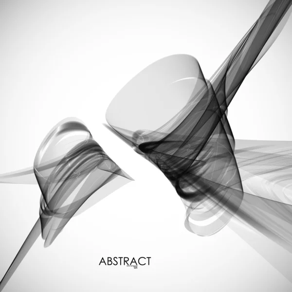 Humo abstracto — Vector de stock