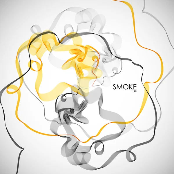 Humo abstracto — Vector de stock