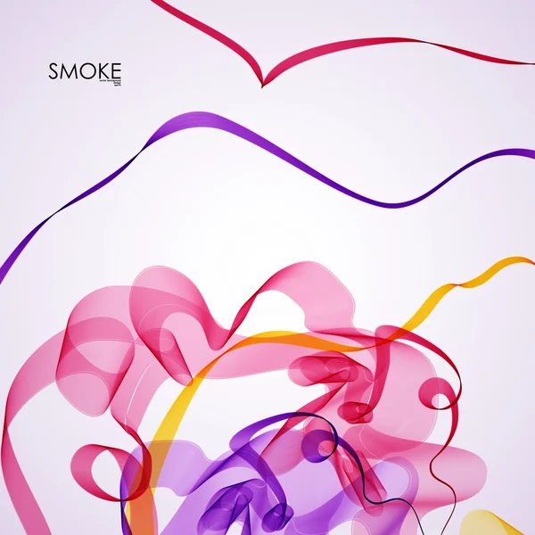 Humo abstracto — Vector de stock