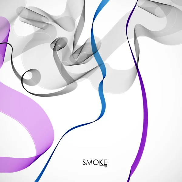 Abstract Smoke — Stock Vector
