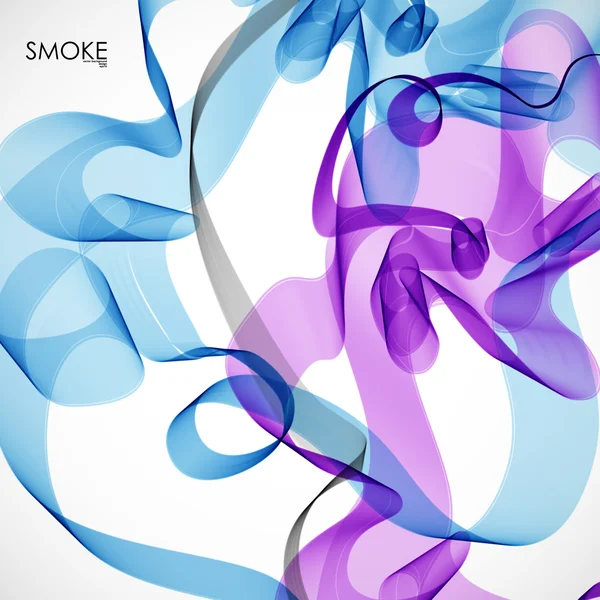 Humo abstracto — Vector de stock