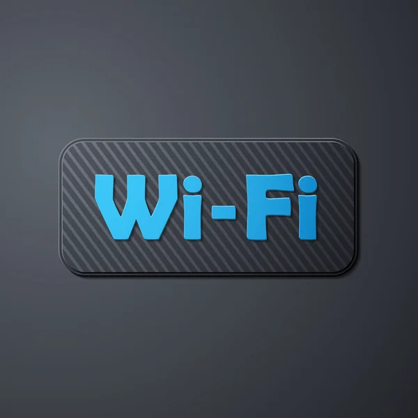 Fri sone wi-fi, klistremerke – stockvektor