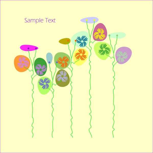 花の背景 — ストックベクタ