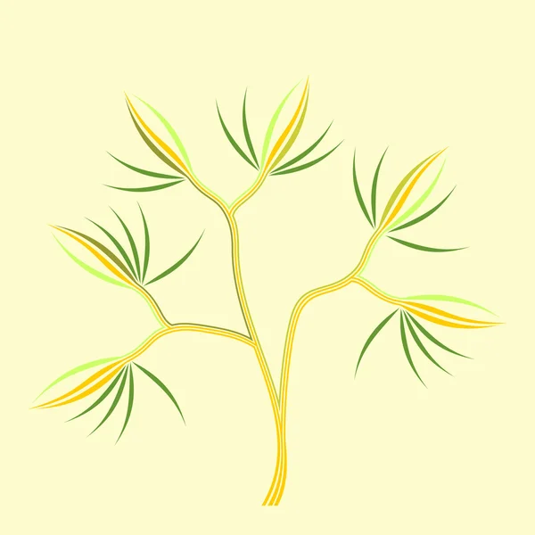 Árbol abstracto — Vector de stock