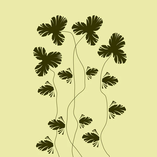 Bloemen achtergrond — Stockvector