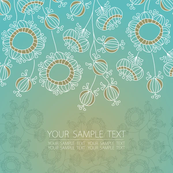 Fondo floral — Vector de stock