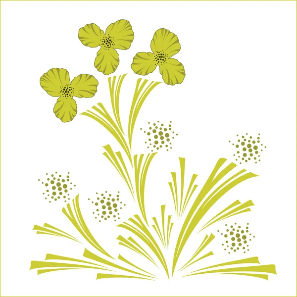 Bloemen achtergrond — Stockvector