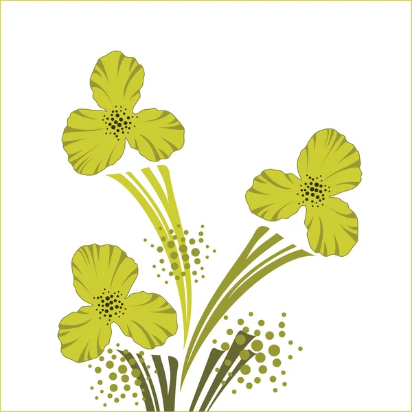 Bloemen achtergrond — Stockvector