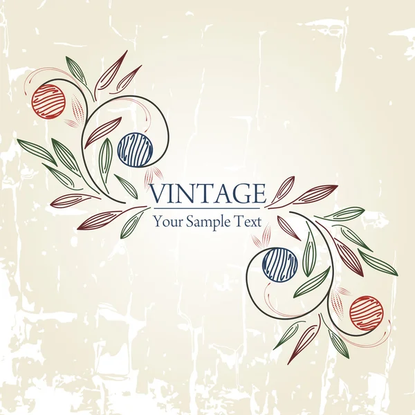 Fundo vintage — Vetor de Stock