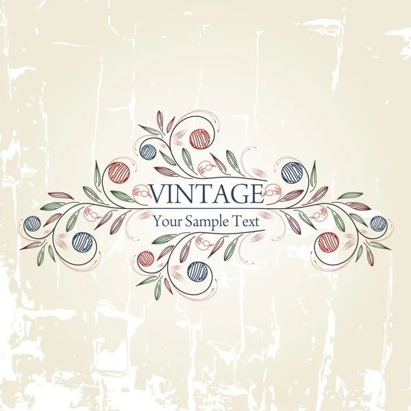 Fundo vintage — Vetor de Stock