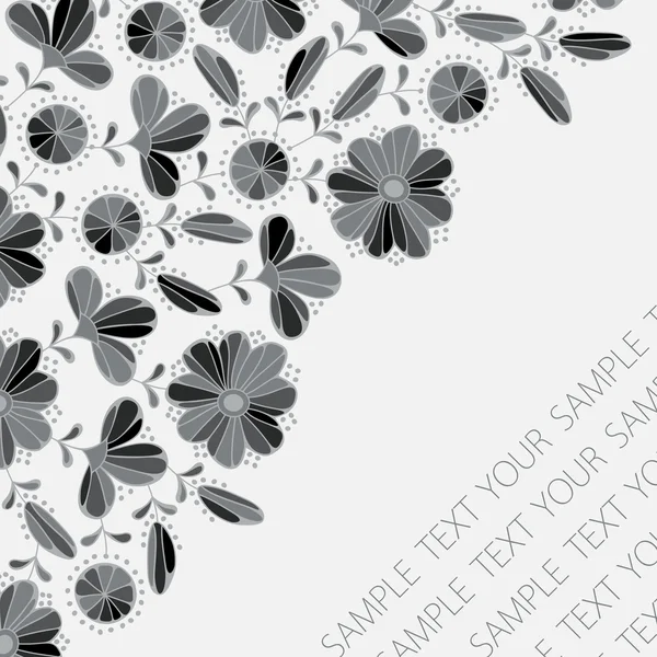 Fondo floral — Vector de stock