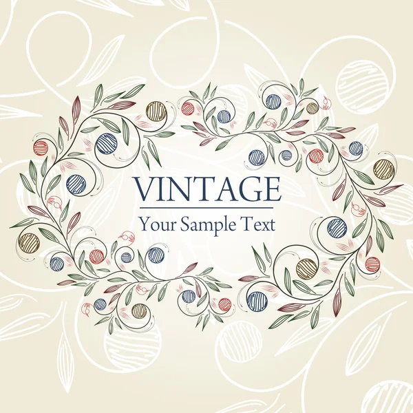 Fondo vintage — Vector de stock