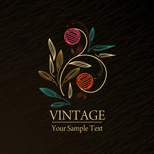 Vintage background Stock Vector