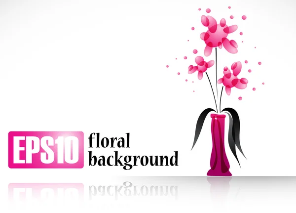 stock vector Floral background