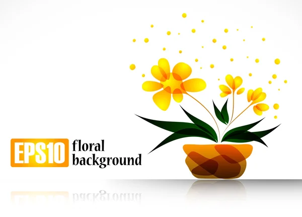 Floral background — Stock Vector