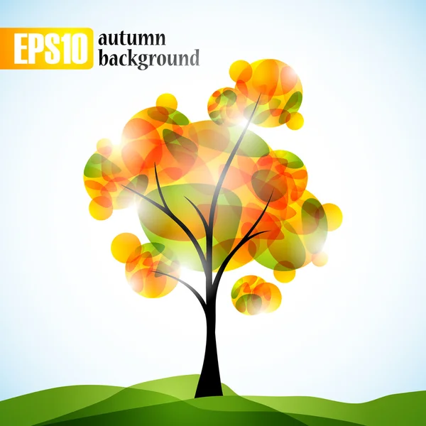 Autumn background — Stock Vector