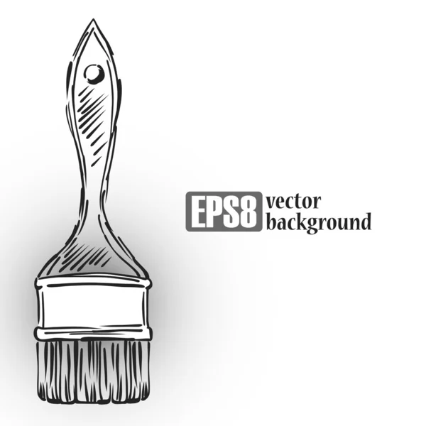 Bakgrunden pensel — Stock vektor