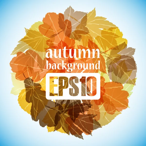 Autumn background — Stock Vector