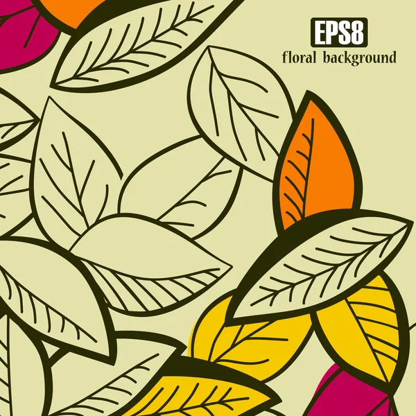 Floral background — Stock Vector