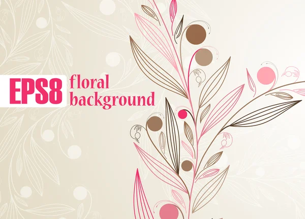 Floral background — Stock Vector