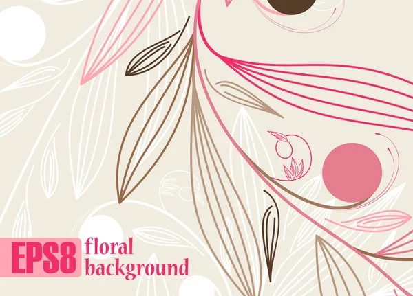 Floral background — Stock Vector