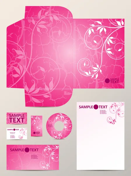 Stationery set — Stock Vector