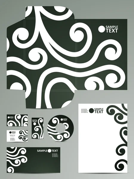 Stationery set — Stock Vector