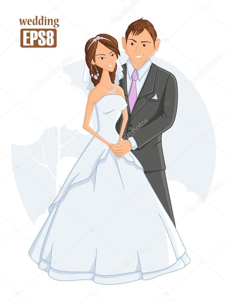 Wedding, vector illustration